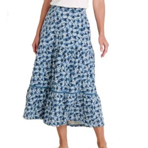 Toad&Co. Marigold Tiered Midi Skirt – Women’s
